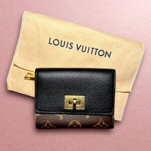 NWOT Louis Vuitton victorine LV wallet purse trifold designer leather brown logo